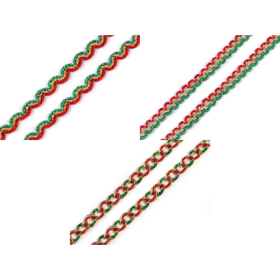 Taśma metalizowana szerokość 10 i 12 mm - Wielokolorowy (81 Metry) Taśma metalizowana szerokość 10 i 12 mm - Wielokolorowy (81 Metry)