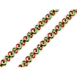 Taśma metalizowana szerokość 7 mm - Wielokolorowy (1 Metr)