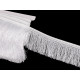 Fringe - shiny, width 60 mm - Lightbeige (1 Meter)