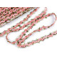 Embroidered trimming braid with 3d flowers, width 20 mm - Light red (1 Meter) Embroidered trimming braid with 3d flowers, width 20 mm - Light red (1 Meter)