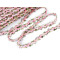 Galon brodé avec fleurs 3d, largeur 20 mm - Rose clair (1 Mètre)