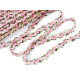 Embroidered trimming braid with 3d flowers, width 20 mm - Light red (1 Meter) Embroidered trimming braid with 3d flowers, width 20 mm - Light red (1 Meter)