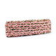 Embroidered trimming braid with 3d flowers, width 20 mm - Light red (1 Meter) Embroidered trimming braid with 3d flowers, width 20 mm - Light red (1 Meter)