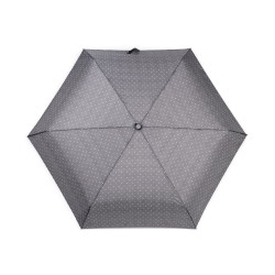 Ladies folding mini umbrella polka dots - Gray (1 Piece)