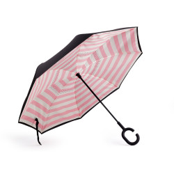 Coolbrella - parapluie pliant inversé - Rose (1 Pièce)