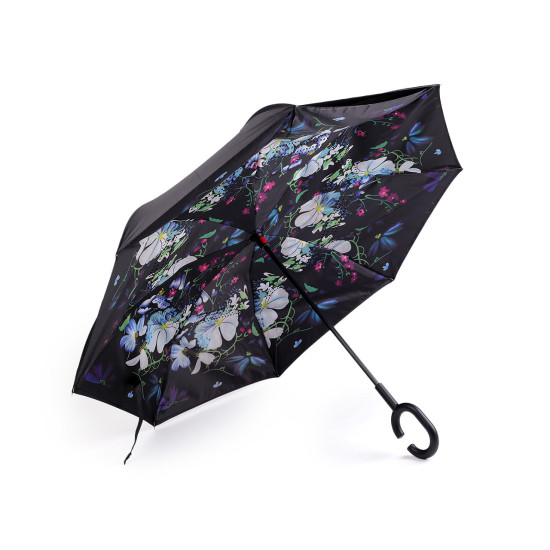 Coolbrella - parapluie pliant inversé - Bleu (3 Pièces) Coolbrella - parapluie pliant inversé - Bleu (3 Pièces)