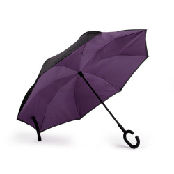 Coolbrella - parapluie pliant inversé - Violet (1 Pièce)
