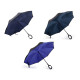 Coolbrella - parapluie pliant inversé - Bleu (3 Pièces) Coolbrella - parapluie pliant inversé - Bleu (3 Pièces)