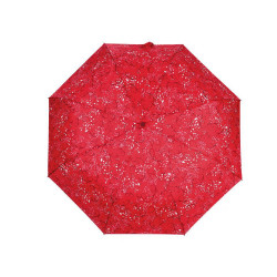 Ladies auto-open folding umbrella - Red (1 Piece)