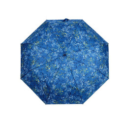 Ladies auto-open folding umbrella - Blue (1 Piece)