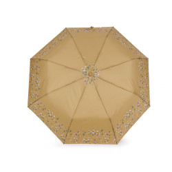 Ladies auto-open folding umbrella - Beige (1 Piece)