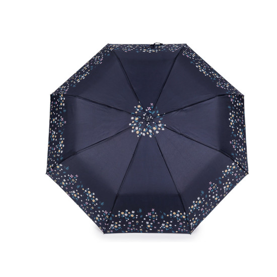 Ladies auto-open folding umbrella - Blue (1 Piece) Ladies auto-open folding umbrella - Blue (1 Piece)