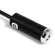 Folding umbrella with led light in the handle - Black (1 Piece)