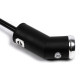 Folding umbrella with led light in the handle - Black (1 Piece)