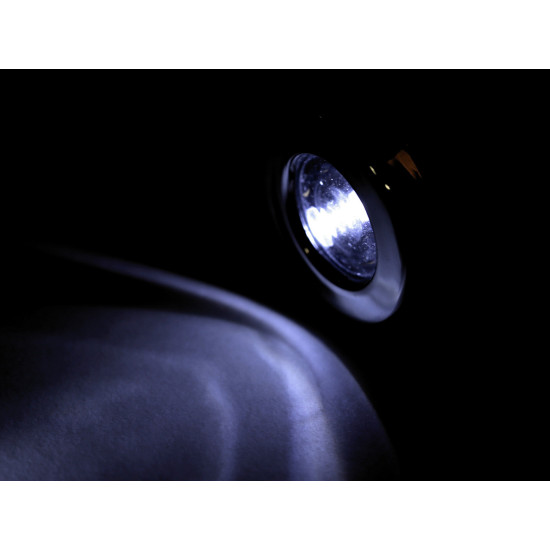 Folding umbrella with led light in the handle - Black (1 Piece)