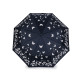 Ladies folding auto-open magic umbrella, butterfly - Black (1 Piece) Ladies folding auto-open magic umbrella, butterfly - Black (1 Piece)
