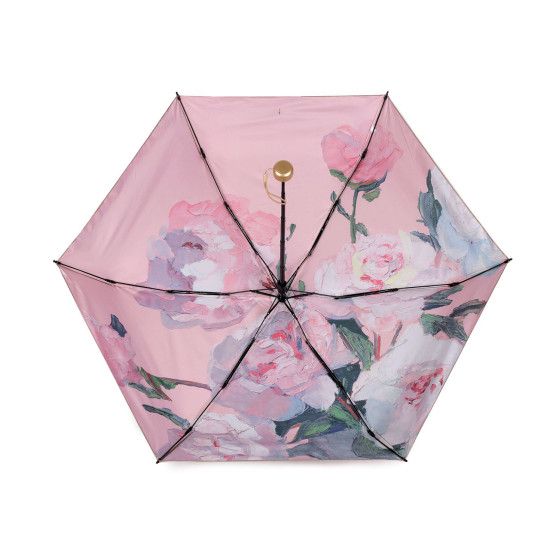 Mini umbrela pliabila de dama - Albastru deschis (4 Bucăți) Mini umbrela pliabila de dama - Albastru deschis (4 Bucăți)