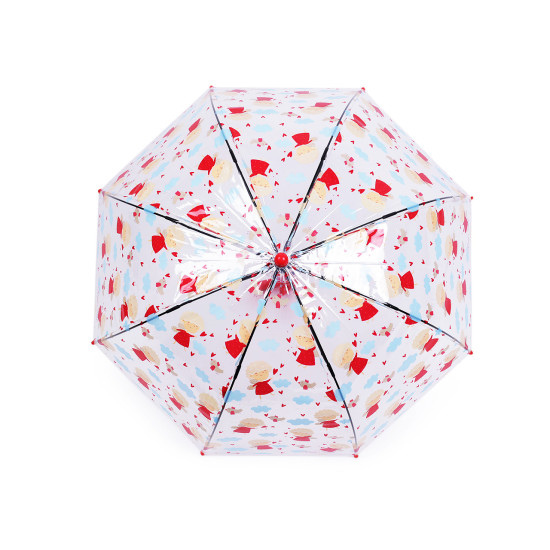 Parasol dziecięcy automatyczny przezroczysty - Żółty (4 Sztuki) Parasol dziecięcy automatyczny przezroczysty - Żółty (4 Sztuki)