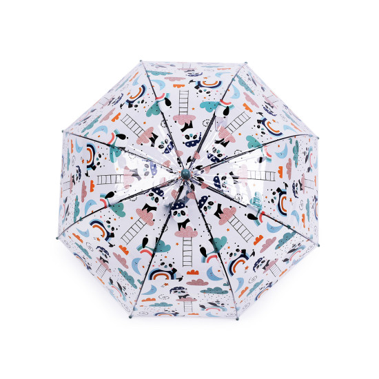 Parasol dziecięcy automatyczny przezroczysty - Żółty (4 Sztuki) Parasol dziecięcy automatyczny przezroczysty - Żółty (4 Sztuki)