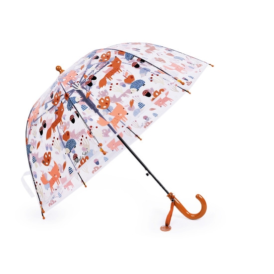 Parasol dziecięcy automatyczny przezroczysty - Żółty (4 Sztuki) Parasol dziecięcy automatyczny przezroczysty - Żółty (4 Sztuki)