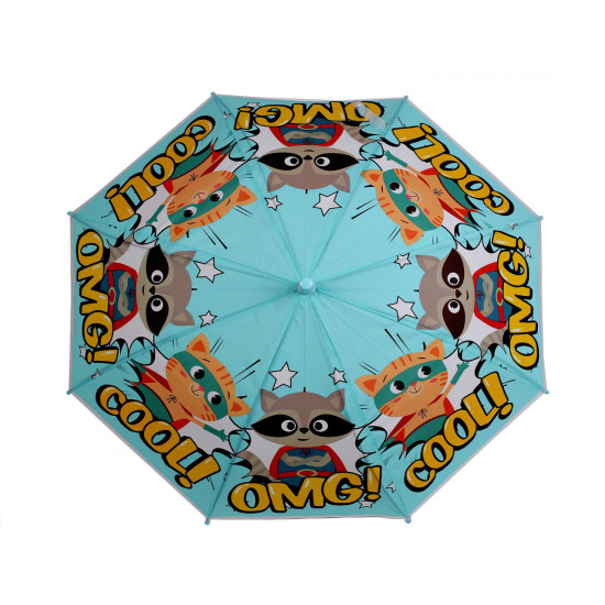 Parasol chłopięcy automatyczny - Niebieski lazurowy (4 Sztuki) Parasol chłopięcy automatyczny - Niebieski lazurowy (4 Sztuki)
