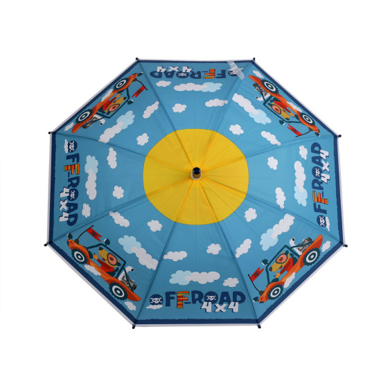 Parasol chłopięcy automatyczny - Niebieski lazurowy (4 Sztuki) Parasol chłopięcy automatyczny - Niebieski lazurowy (4 Sztuki)