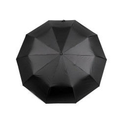 Large / family auto-open folding umbrella - Black (1 Piece)