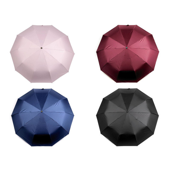 Large / family auto-open folding umbrella - Black (4 Pieces) Large / family auto-open folding umbrella - Black (4 Pieces)