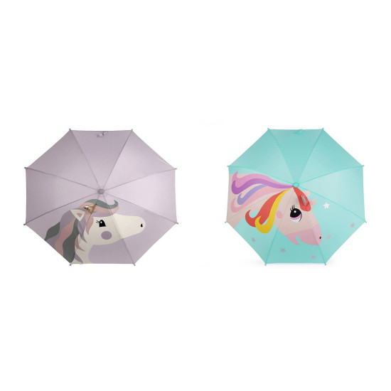 Parasol dziecięcy jednorożec, dinozaur - Miętowy (1 Sztuka) Parasol dziecięcy jednorożec, dinozaur - Miętowy (1 Sztuka)