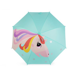Parasol dziecięcy jednorożec, dinozaur - Miętowy (1 Sztuka)