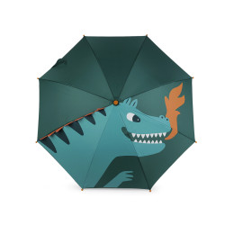 Parasol dziecięcy jednorożec, dinozaur - Zielony ciemny (1 Sztuka)