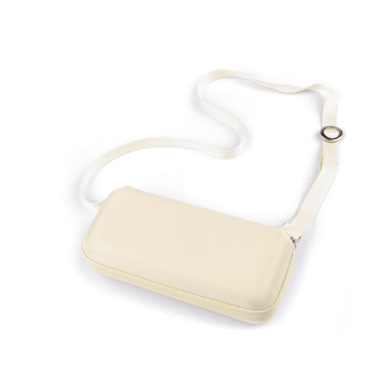 Folding mini umbrella with case - Lightbeige (1 Piece) Folding mini umbrella with case - Lightbeige (1 Piece)