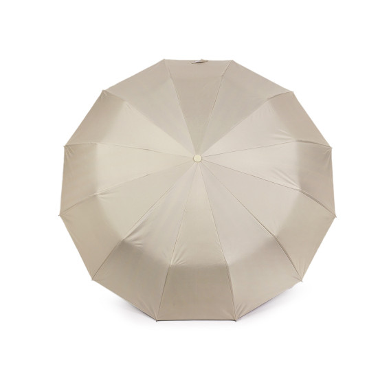Ladies folding auto-open umbrella - Lightbeige (1 Piece) Ladies folding auto-open umbrella - Lightbeige (1 Piece)