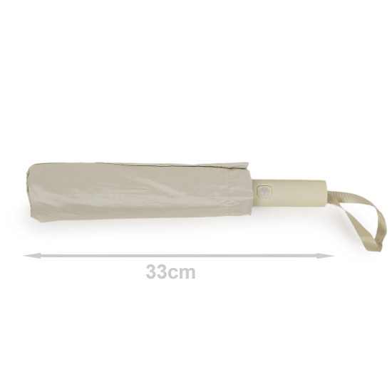 Ladies folding auto-open umbrella - Lightbeige (1 Piece) Ladies folding auto-open umbrella - Lightbeige (1 Piece)