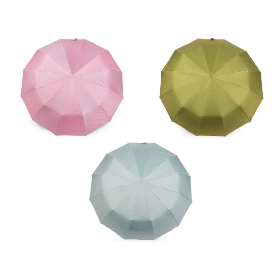 Ladies folding auto-open umbrella - Lightbeige (1 Piece) Ladies folding auto-open umbrella - Lightbeige (1 Piece)