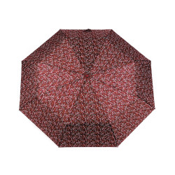 Ladies folding auto-open umbrella - Light wine red (1 Piece)