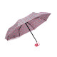 Ladies folding auto-open umbrella - Light wine red (1 Piece) Ladies folding auto-open umbrella - Light wine red (1 Piece)