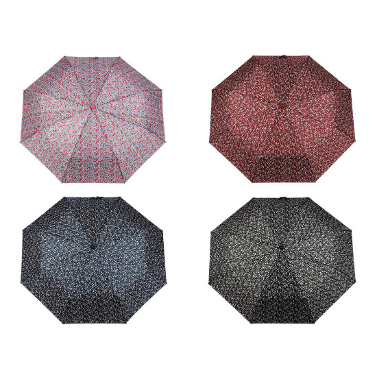 Ladies folding auto-open umbrella - Light wine red (1 Piece) Ladies folding auto-open umbrella - Light wine red (1 Piece)