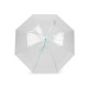 Parasol damski / dziewczęcy przezroczysty automatyczny - Miętowy (3 Sztuki) Parasol damski / dziewczęcy przezroczysty automatyczny - Miętowy (3 Sztuki)