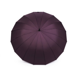 Grand parapluie familial avec manche en bois - Amarante (1 Pièce)