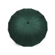 Grand parapluie familial avec manche en bois - Vert foncé (4 Pièces) Grand parapluie familial avec manche en bois - Vert foncé (4 Pièces)