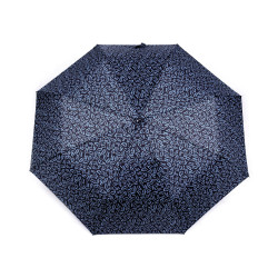 Ladies folding auto-open umbrella - Blue dark (1 Piece)