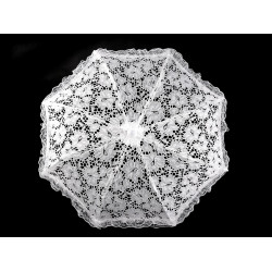 Mini wedding lace umbrella for bridesmaids - Off white (1 Piece)