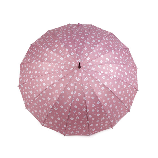 Parasol damski automatyczny kwiaty - Granatowy (1 Sztuka) Parasol damski automatyczny kwiaty - Granatowy (1 Sztuka)