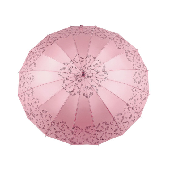 Parasol damski automatyczny gałązki i kwiaty - Pudrowy (3 Sztuki) Parasol damski automatyczny gałązki i kwiaty - Pudrowy (3 Sztuki)