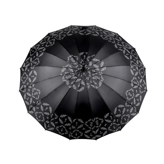 Parasol damski automatyczny gałązki i kwiaty - Pudrowy (3 Sztuki) Parasol damski automatyczny gałązki i kwiaty - Pudrowy (3 Sztuki)