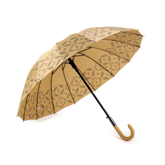 Parasol damski automatyczny gałązki i kwiaty - Pudrowy (3 Sztuki) Parasol damski automatyczny gałązki i kwiaty - Pudrowy (3 Sztuki)