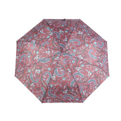 Parasol damski składany automatyczny - Stary róż (3 Sztuki)