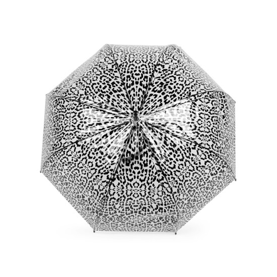 Parasol damski / dziewczęcy przezroczysty automatyczny lampart - Jasnybeżowy (1 Sztuka) Parasol damski / dziewczęcy przezroczysty automatyczny lampart - Jasnybeżowy (1 Sztuka)