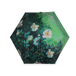 Mini umbrelă pliabilă pentru femei - Verde (1 Bucată)